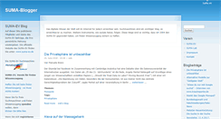 Desktop Screenshot of blog.suma-ev.de